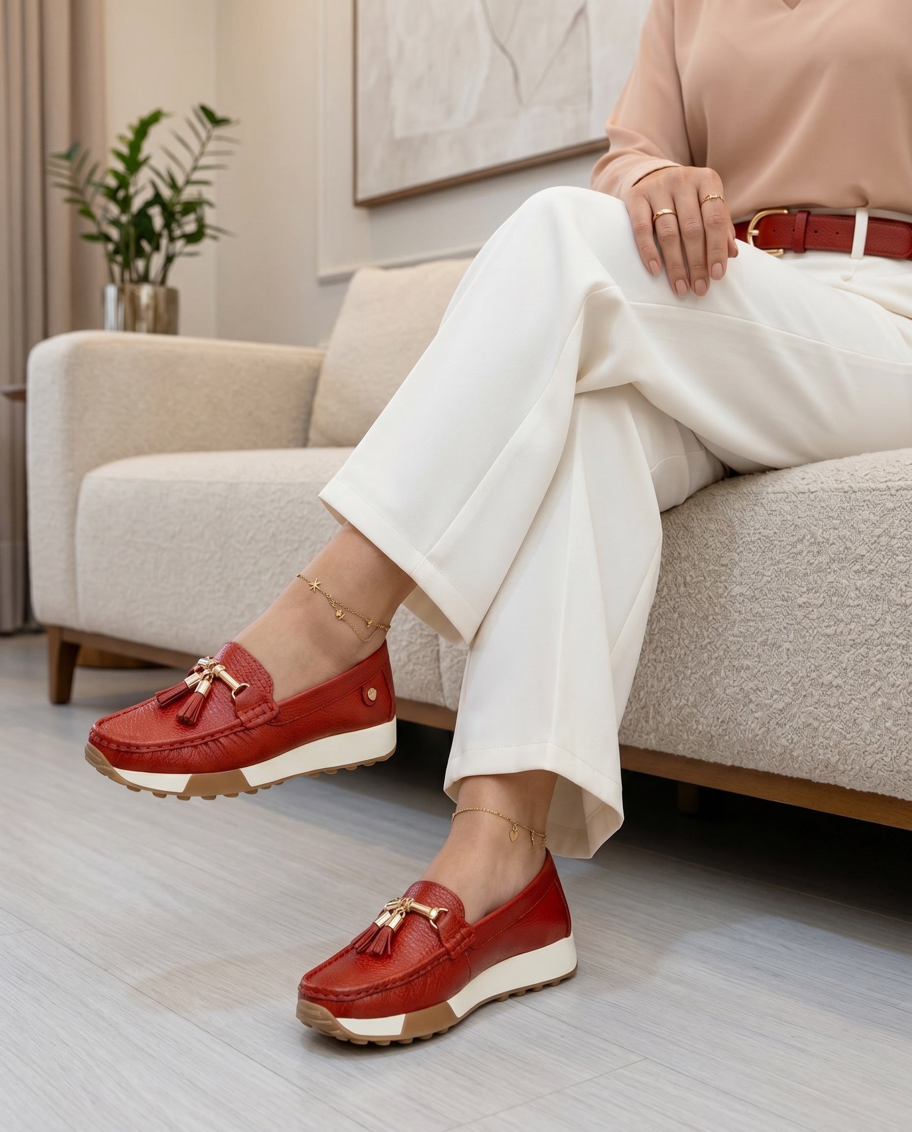 Mocasín Scarlet Mujer | Maryori López