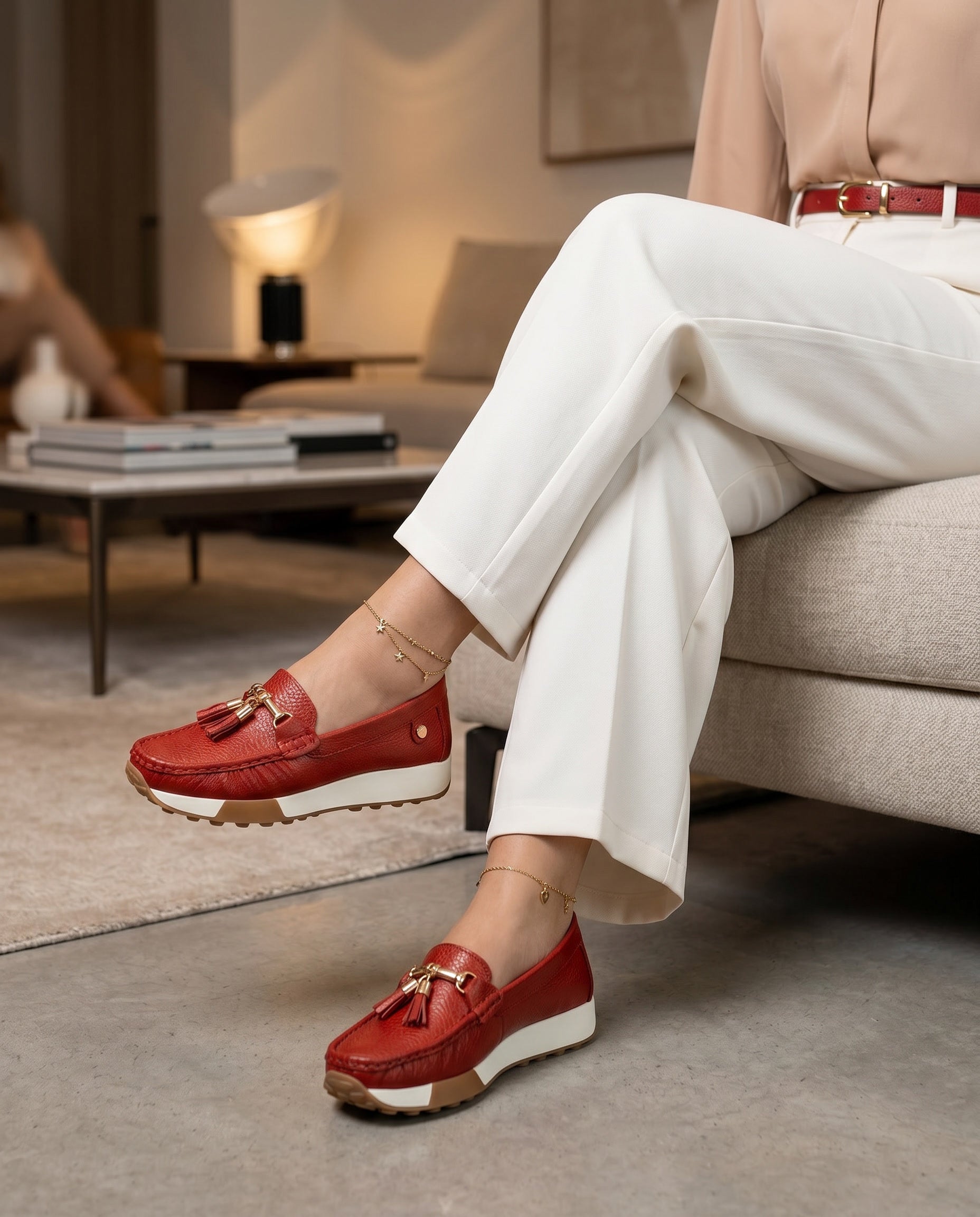 Mocasín Scarlet Mujer | Maryori López