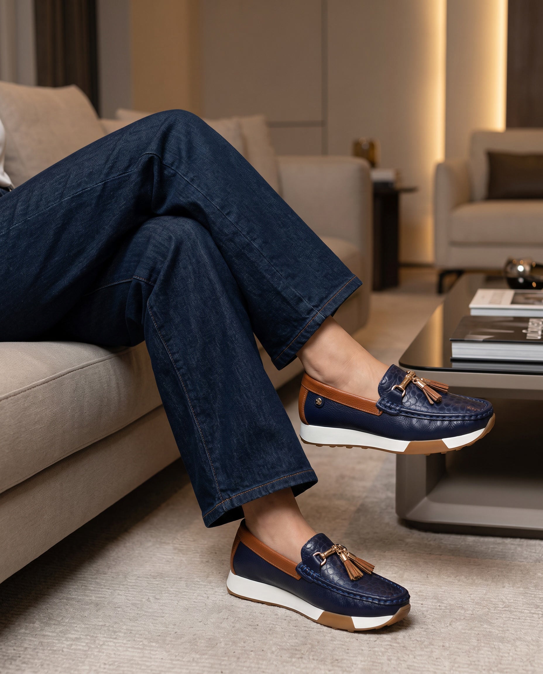 Amalia Leather Loafer for Women | Maryori López