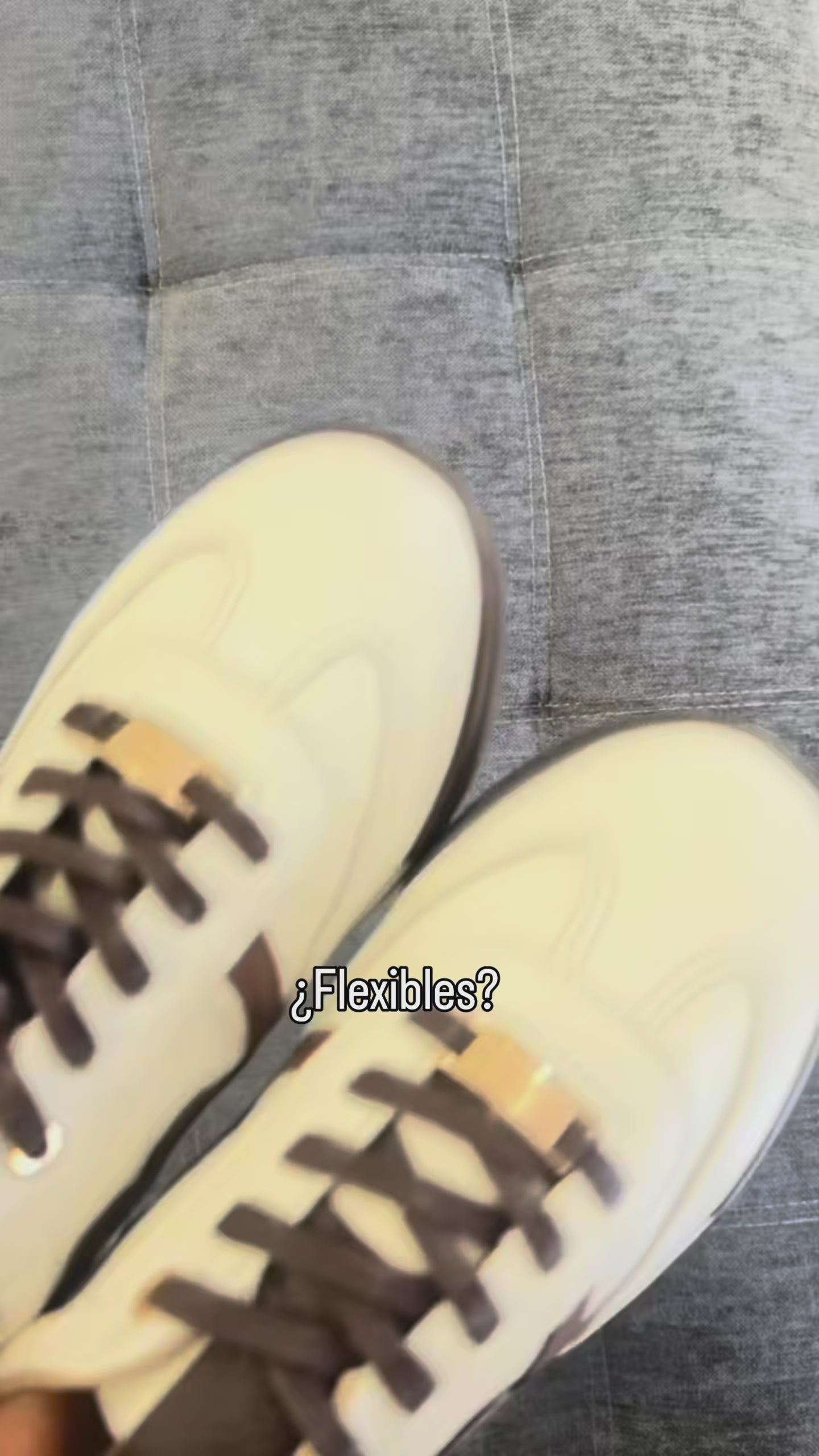 Claudia White Leather Women's Sneakers | Maryori López