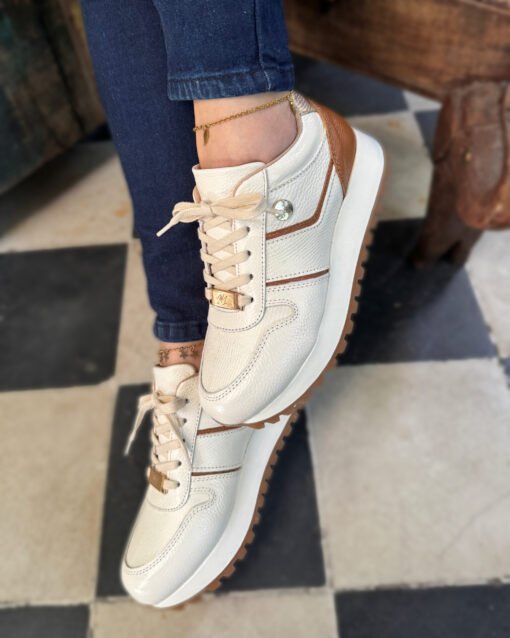 Zapatillas Emilia Crema – Calzados Maryori López