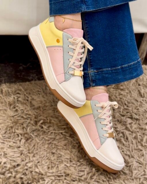 Zapatillas de cuero Mía Colores – Calzados Maryori López