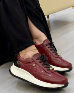 Zapatilla Marcela Burdeo Cuero Mujer | Maryori López