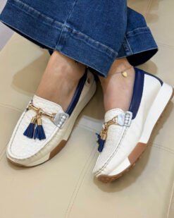 Mocasín Aba Cuero Mujer | Maryori López