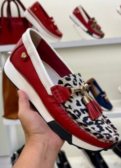 Mocasín Nicole Cuero Mujer | Maryori López